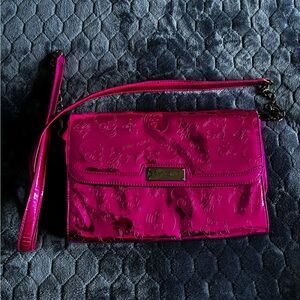 Shiny Pink Betsey Johnson Bag